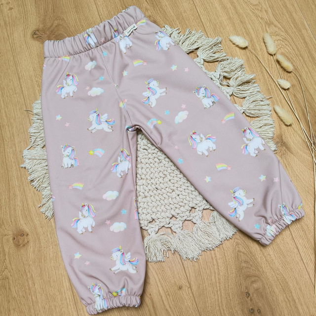 Softshellhose Einhorn Gr.86/92