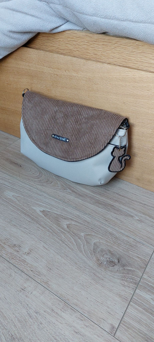 Sac à main Mignon beige et marron 
