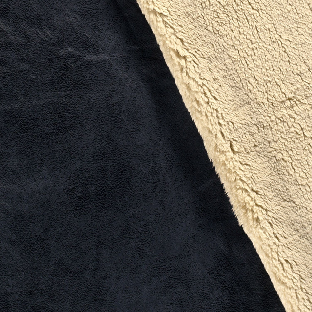 Lammy Coat Bleu Marine