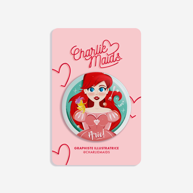 Badge Girl Power | 08 Ariel