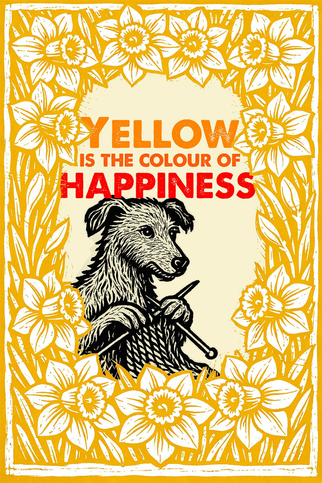 Yellow is the colour of Happiness, 50g DK