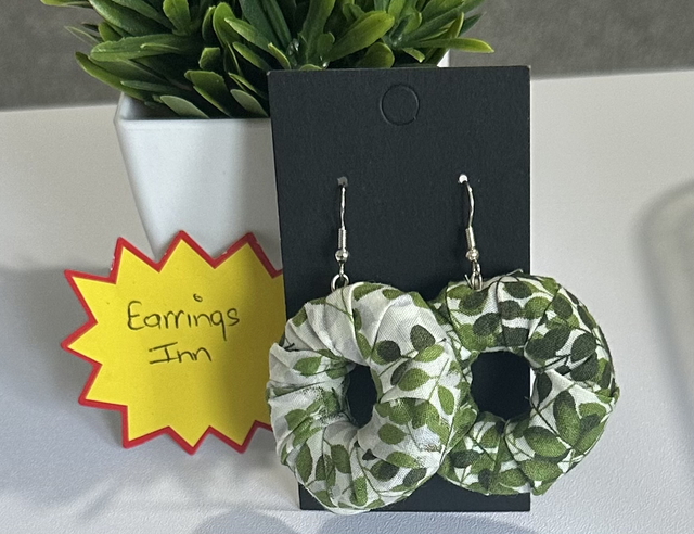 Mixed Dangling Fabric Earrings-MFE42