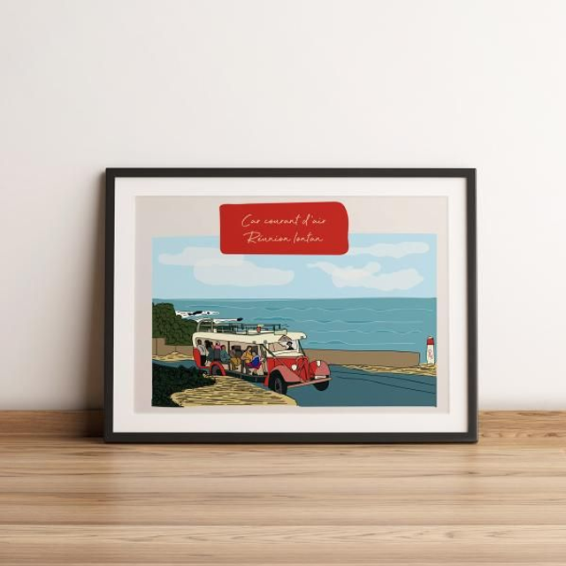 Affiche "Car courant d'air"