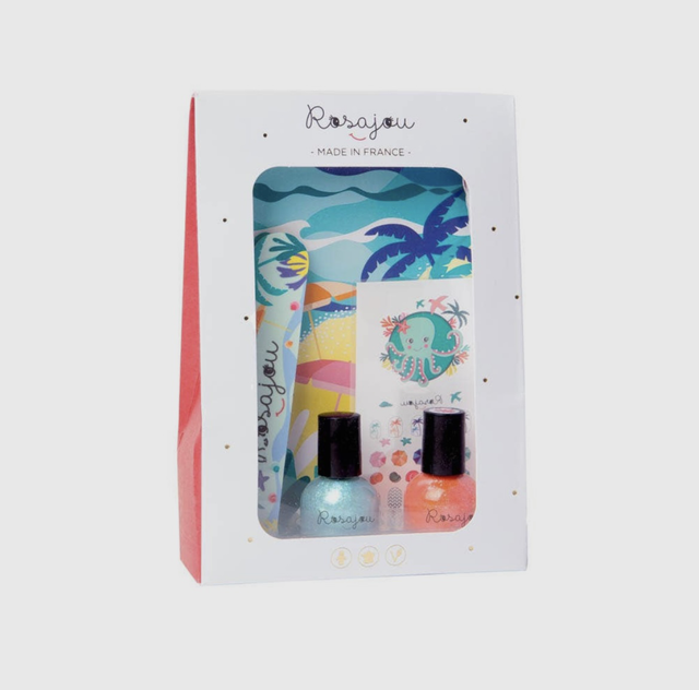 Kit 2 vernis avec lime &amp; stickers