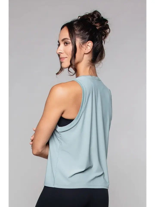 Born Nouli Relaxed Studio Tank Vest - Soft Sage