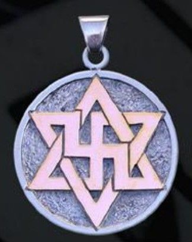 Silver and Gold medal, front and back, 23mm (réf. RVS/G23)