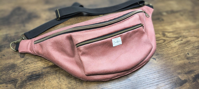 Pack Sac Banane Vieux Rose