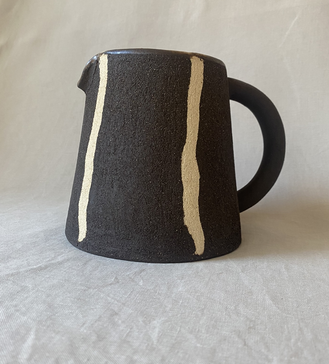 Carafe stripe noir et blanc