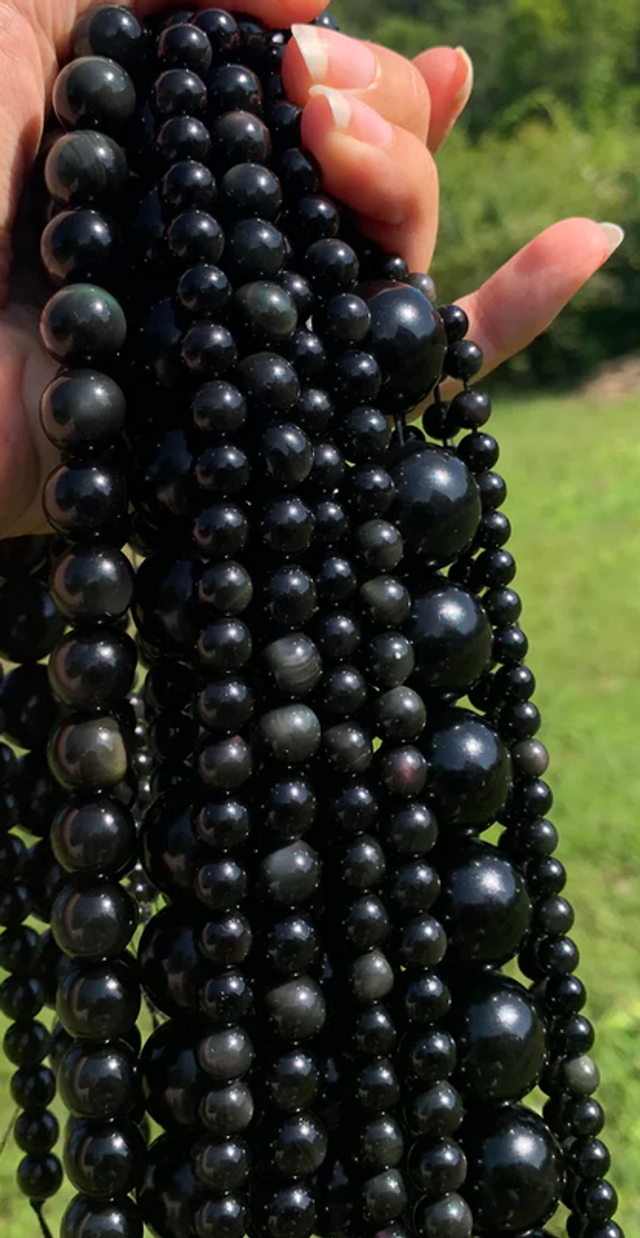 Bracelet - Obsidienne Arc-En-Ciel 