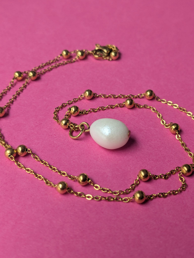 Charm imitation perle naturelle