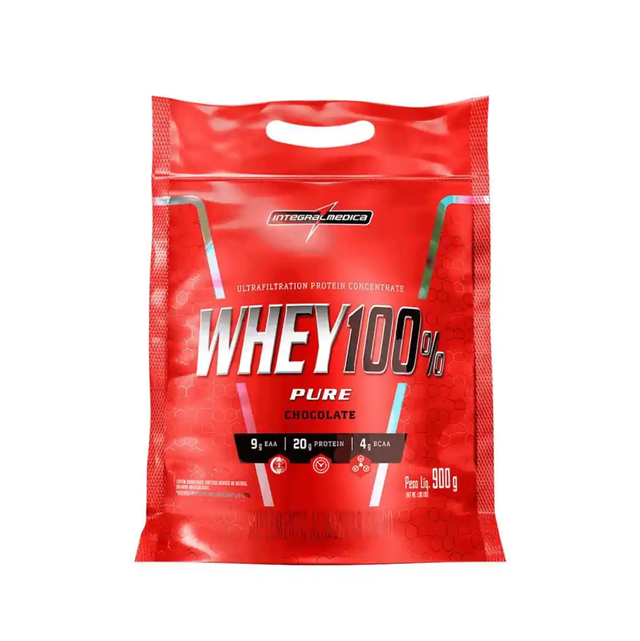 WHEY 100% 900G INTEGRAL MÉDICA