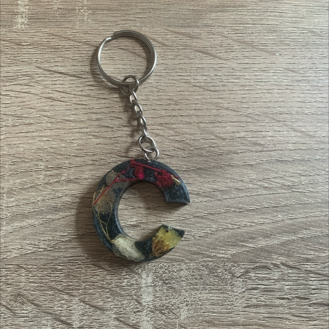 Porte-clés lettre C