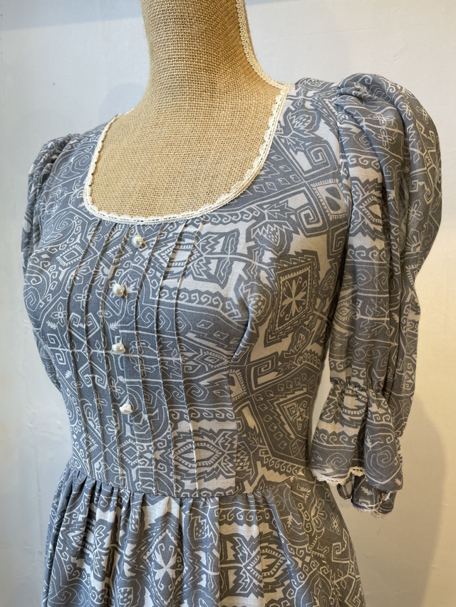 Vintage 70s Bernshaw Prairie dress