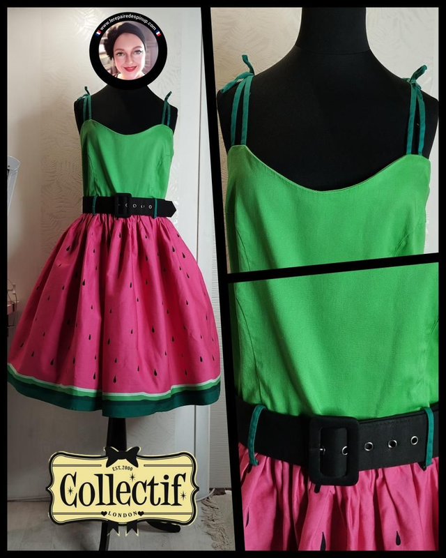 Robe Collectif Jade Watermelon T42