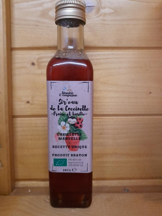 Sir'eau de la coccinelle (fraise - basilic)