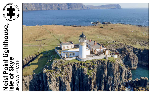 Neist Point Lighthouse, Isle of Skye. 1000 piece jigsaw puzzle