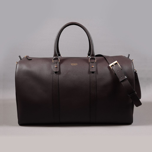 Boston Weekender | Brown Leather - Mr. Trevis