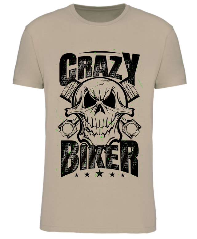tshirt 190gr/m² sable crazy biker