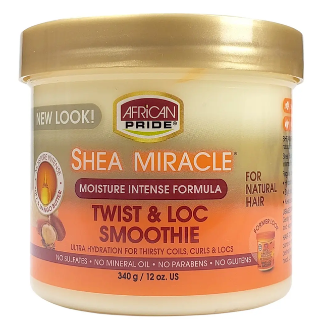 African Pride Shea Miracle Twist &amp; Loc Smoothie 12oz