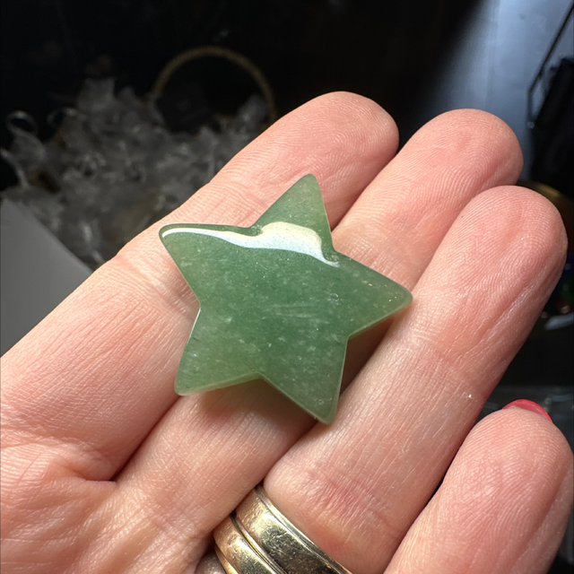 Green Aventurine Star 