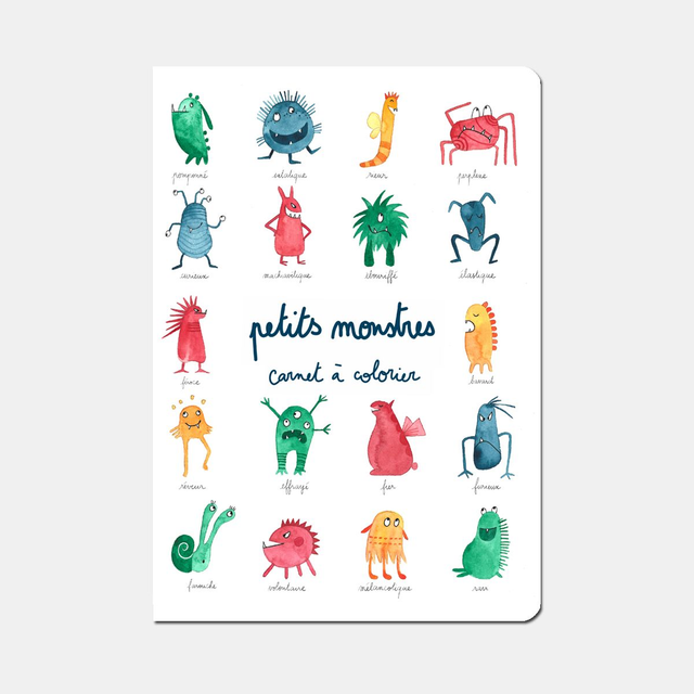 Carnet de coloriage "Petits monstres"