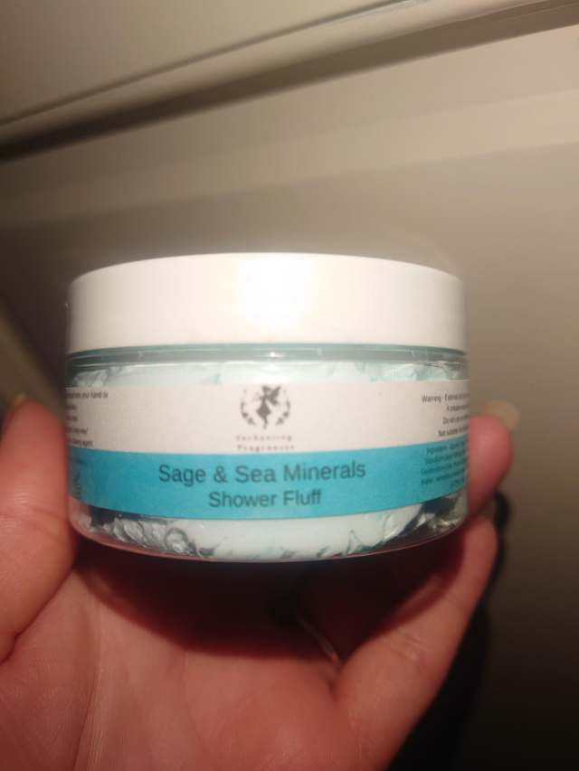 Shower Fluff - Sage &amp; Sea Minerals 