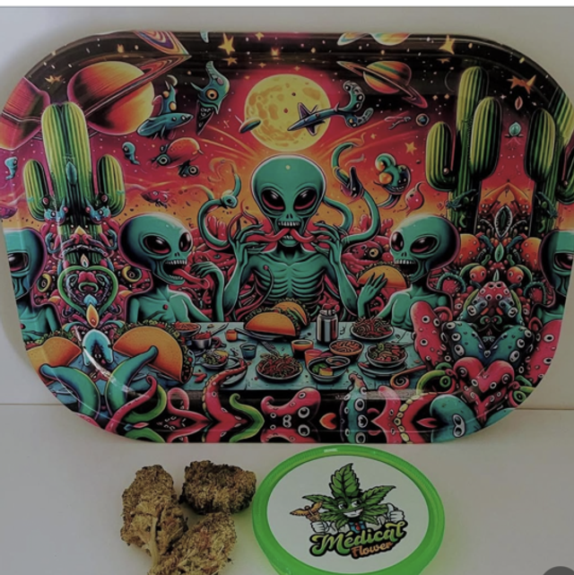 Plateau en métal 12cm/17cm