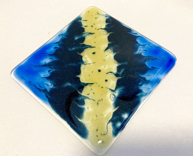 Beach colours coaster 