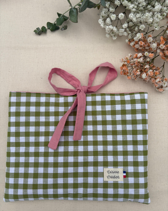 Pochette à livres ; Grand Format - Matcha