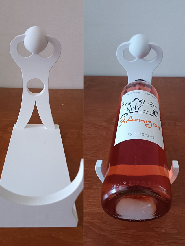 Suporte Garrafa de Vinho Sexy