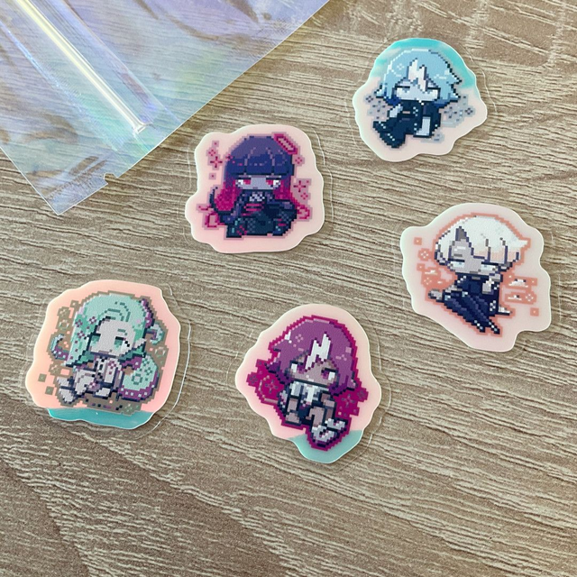 Nightglow Sticker Set of 5