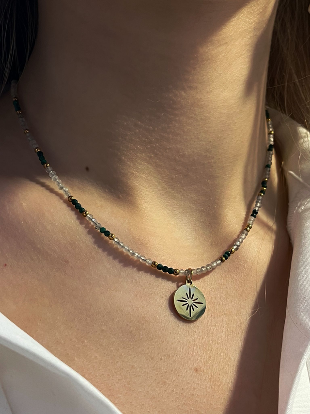 🌞 Naszyjnik „Promień Ziemi”