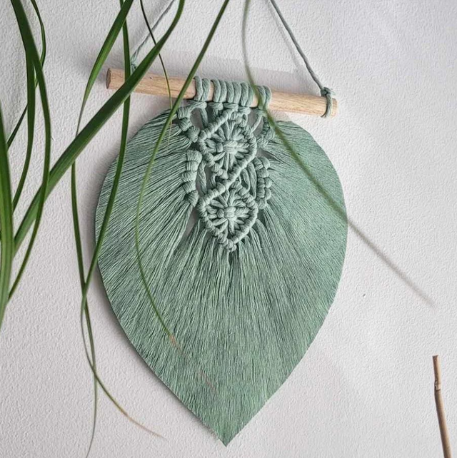 Feuille entrelacée Bohème Chic