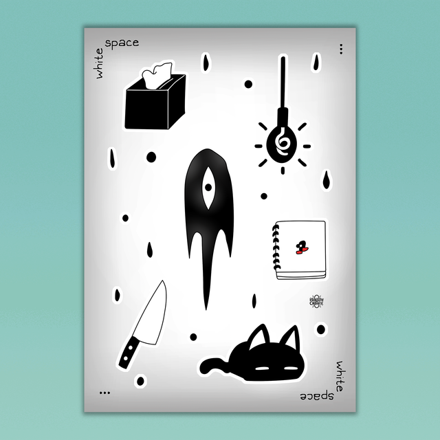 Omori Vinyl Sticker Sheet