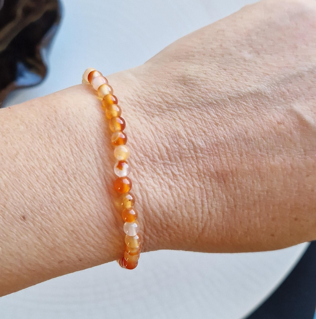 Bracelet CORNALINE 4mm