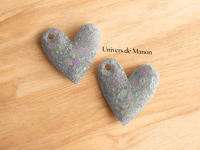 Pampilles Coeur  25 mm  