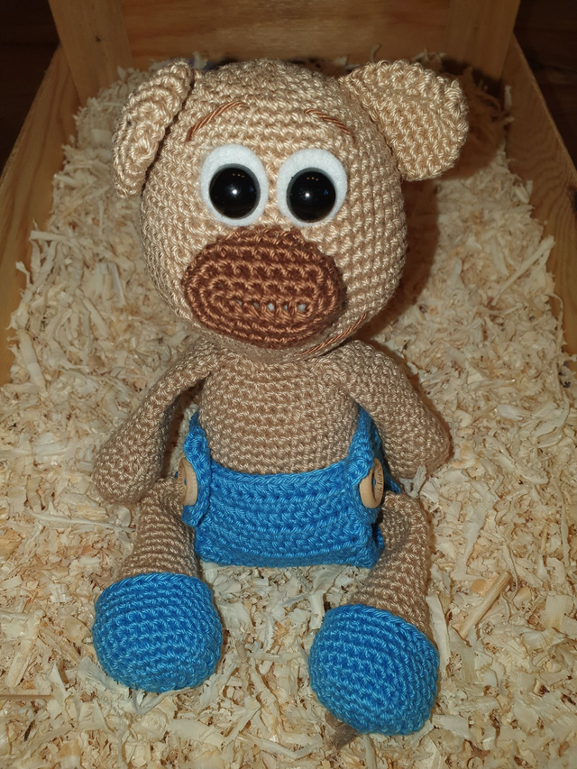 Couche et chaussons pour Camille bleus (sans Camille)