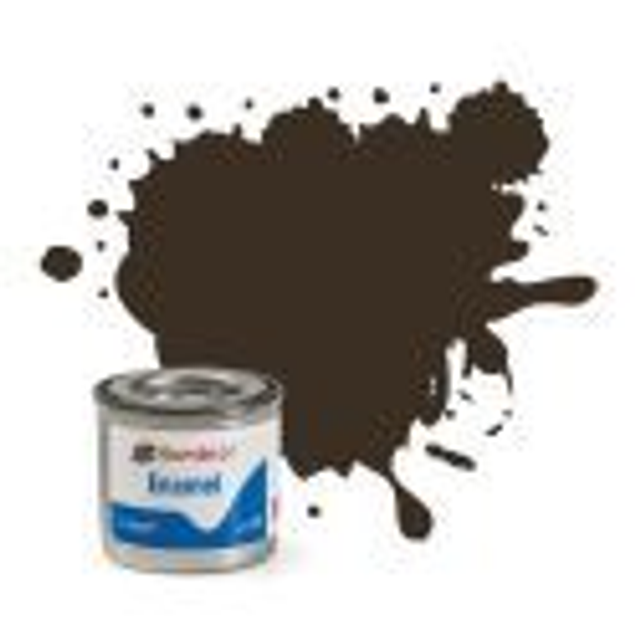 AA0117 No 10 Service Brown Gloss Enamel Paint (14ml)