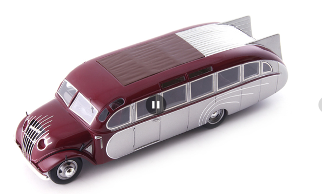 Opel Blitz Ludwig Aero rot/silber AutoCult 1:43