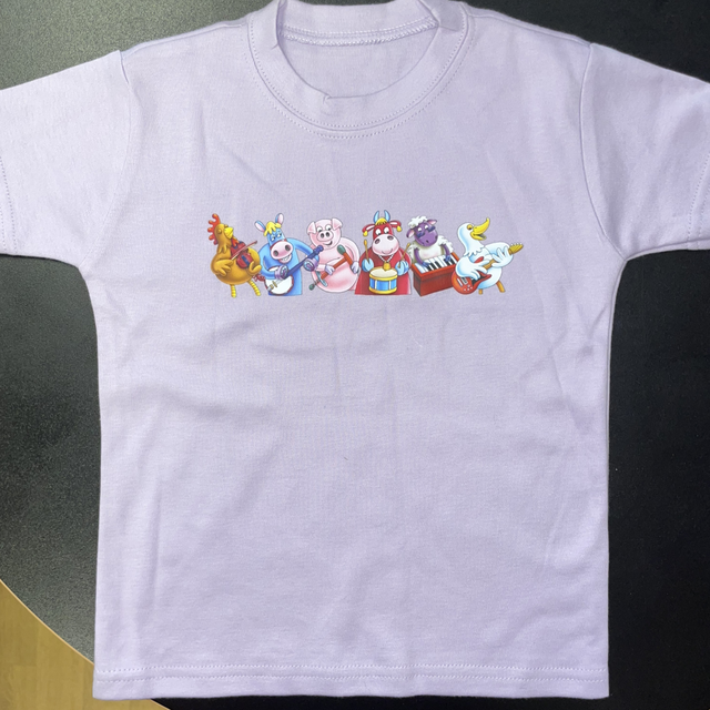 T-shirt Lilac Moo Croo