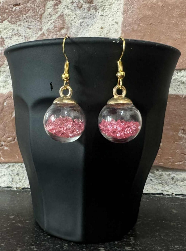 ✨ Boucles d’oreilles en verre – Élégance et originalité ✨