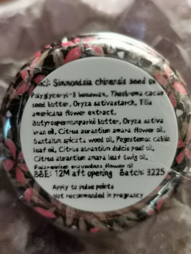 Perfume Balm Flower Child (organic ingredients). 10g