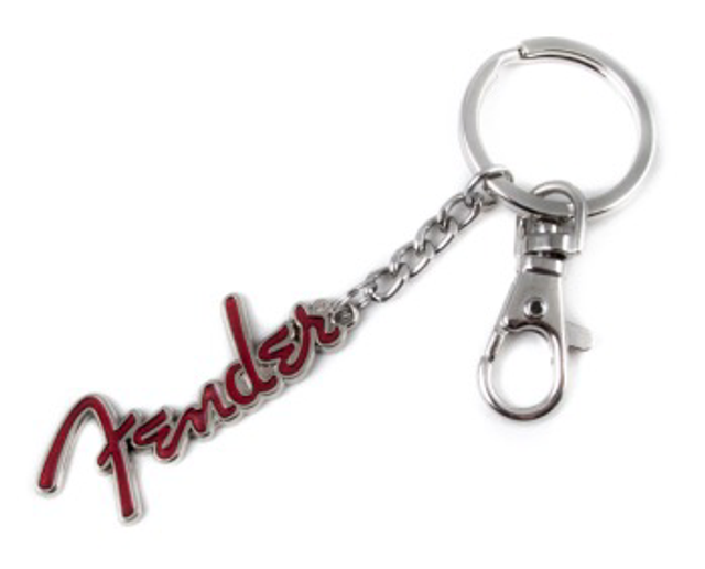 Fender Red Logo Key Chain