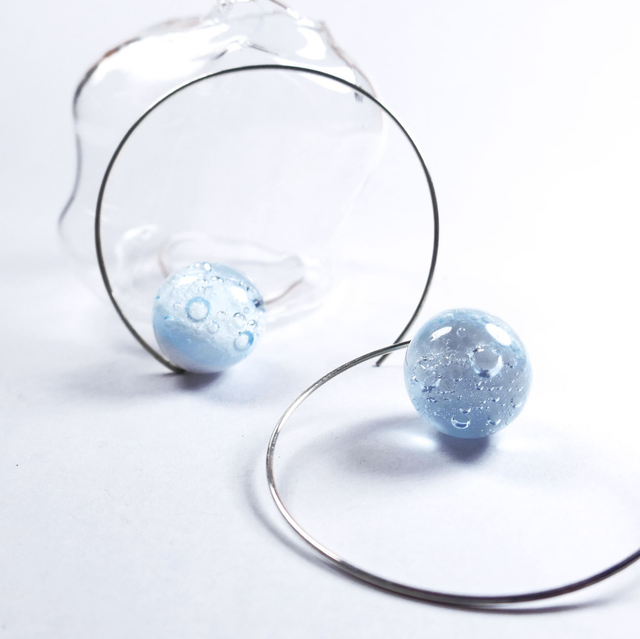 Boucles d'oreilles rondes