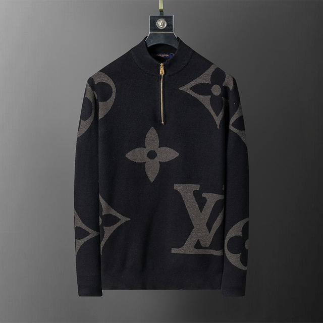 Sweat demi-zippé LV 