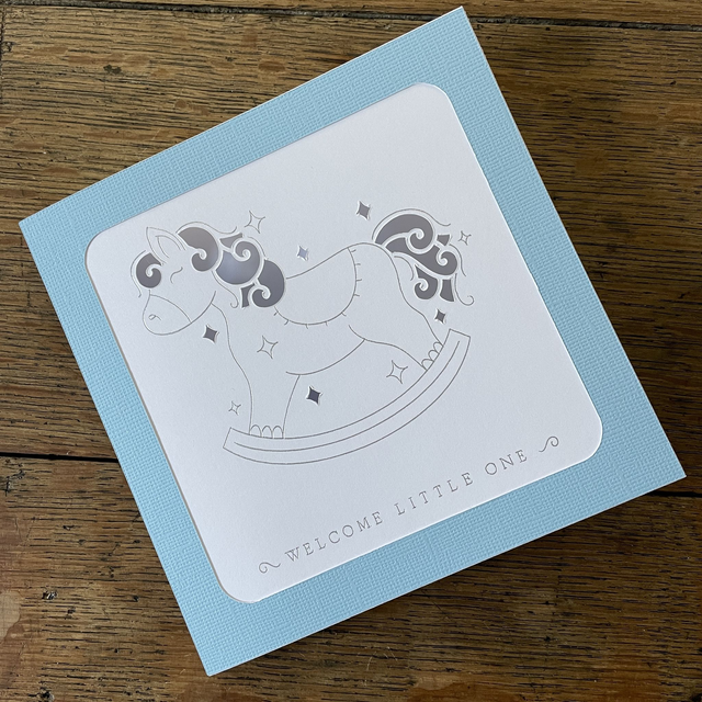 G41 Welcome Little One - Rocking Horse