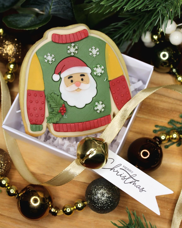 Santa Jumper Biscuit