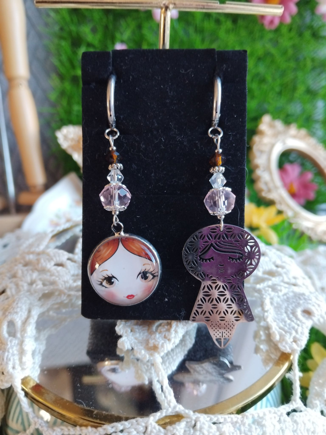 boucles d'oreilles Matriochka