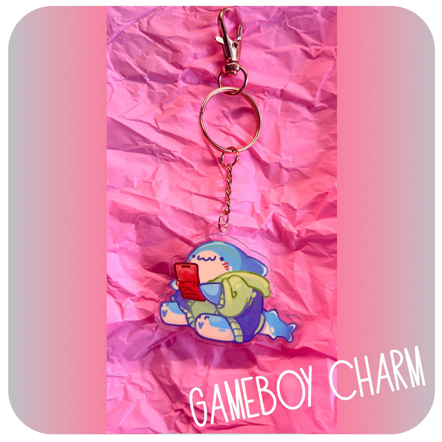 gamer shark charm 