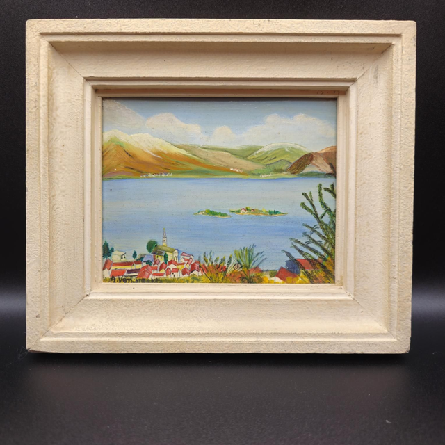 Charmant paysage naïf 